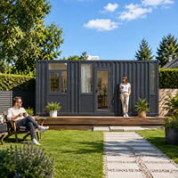 Conteneur de bureau modulaire en acier galvanisé, étanche et portable, fourni directement par l'usine