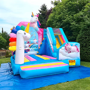 Château gonflable licorne princesse avec toboggan <span class=keywords><strong>pour</strong></span> événements - Product Image 4