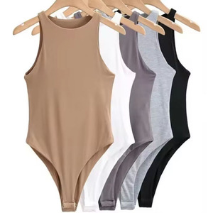 Body attillato estivo da <span class=keywords><strong>donna</strong></span> con logo personalizzato, senza maniche, <span class=keywords><strong>sexy</strong></span>, in tinta unita, alla moda - Product Image 6