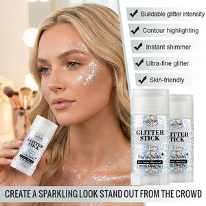 Paillettes sirène <span class=keywords><strong>pour</strong></span> cheveux, maquillage visage, peinture corporelle scintillante, paillettes chatoyantes - Product Image 3