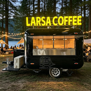 Food Truck Modulaire Professionnel USA avec Cuisine Complète et Remorque à Pizza - Product Image 1