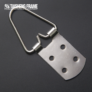 Tornillos de suspensión de anillo en D de Metal de alta resistencia, colgador de imagen de 4 agujeros para colgar pinturas, ilustraciones, marco de fotos, gancho, acabado liso - Product Image 4