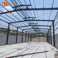 Installation rapide d'un entrepôt préfabriqué en acier avec structure métallique personnalisée