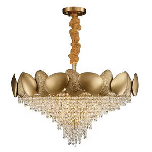 Crystal Flower Style Hanging Lamp Minimalist Deco Pendant Light for <b>Living</b> <b>Room</b> Hotel Project - Product Image 5