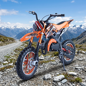 Nouvelle mode, mini motos tout-terrain 2 temps, démarrage manuel, mini moto à essence 49cc pour enfants - Product Image 1