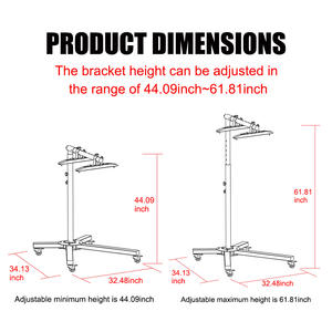 Penjualan terlaris MS300 berdiri lampu inframerah terapi bungkus mesin nyaman dan praktis berdiri Pdt lampu merah terapi berdiri - Product Image 2