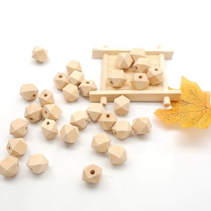 ลูกปัดไม้เมเปิลรูปหกเหลี่ยมขนาด 12 มม. เป็นมิตรกับสิ่งแวดล้อม สำหรับงาน DIY เครื่องประดับ - Product Image 2