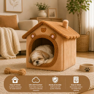 Manufacturer Wholesale Pet Product Indoor Detachable Small <b>Dog</b> Cat House - Product Image 2