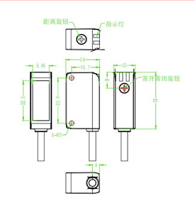 紧凑型自动化传感器 感应式位置传感器 不锈钢接近传感器 - Product Image 5