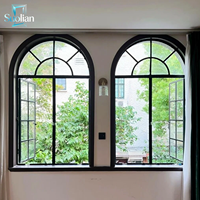 Ventana Francesa de Aluminio con Aislamiento Térmico y Vidrio Laminado para Hogares Silenciosos y Confortables