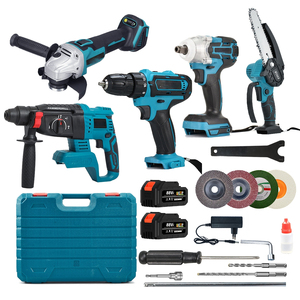 Nhà sản xuất 5 in1tool không dây công cụ điện kết hợp Kit không chổi than pin lithium không dây công cụ điện Kit - Product Image 1
