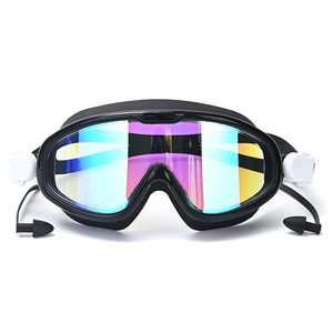 Anti Fog Swimming Goggles Adult <b>Large</b> <b>Frame</b> Electroplated Lens Unisex Swim Equipment - Product Image 1