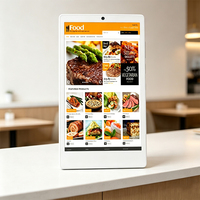 Nueva Tablet POS Android de 15.6 Pulgadas con Pantalla Táctil en Forma de L, Octa Core, 4G, 64GB, Wi-Fi, NFC, RJ45, para Restaurantes, Señalización Digital