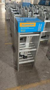 Escalera Plegable Multiusos de Aluminio de Alta Resistencia de 12 Peldaños y 3.7 m, Capacidad de Carga de 150 kg, para Uso en Almacenes y Construcción en Exteriores - Product Image 5