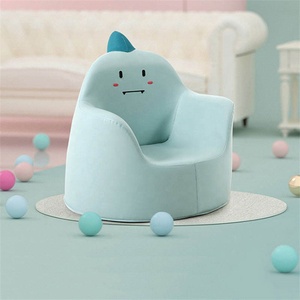 Siège de canapé souple pour enfants Matériau en mousse écologique Animal de bande dessinée Bébé Enfants Canapé simple Chaise <span class=keywords><strong>Fauteuil</strong></span> Canapé Dinosaure bleu - Product Image 6