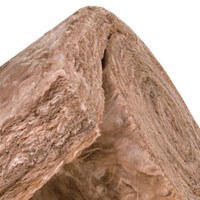 Rouleau d'isolation en laine minérale de verre brun Eco Brown Wool Respectueux de l'environnement sans formaldéhyde, qualité haut de gamme