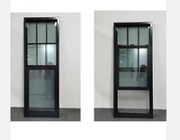 Fenêtre à guillotine simple en vinyle UPVC de style américain personnalisé de haute qualité