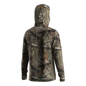 Elite <span class=keywords><strong>Fishing</strong></span> Hoodie mit eingebauter Gesichts maske 100% Polyester wasserdicht schnell trocknend atmungsaktiv UPF 50 für lange Tage auf dem Wasser - Product Image 4