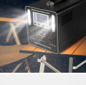 Lithium Iron Phosphate Battery 48V Energy Storage System Flexible Solar Portable <b>Power</b> Station Home <b>UPS</b> Bank 500W 700W 1000W Bat - Product Image 6