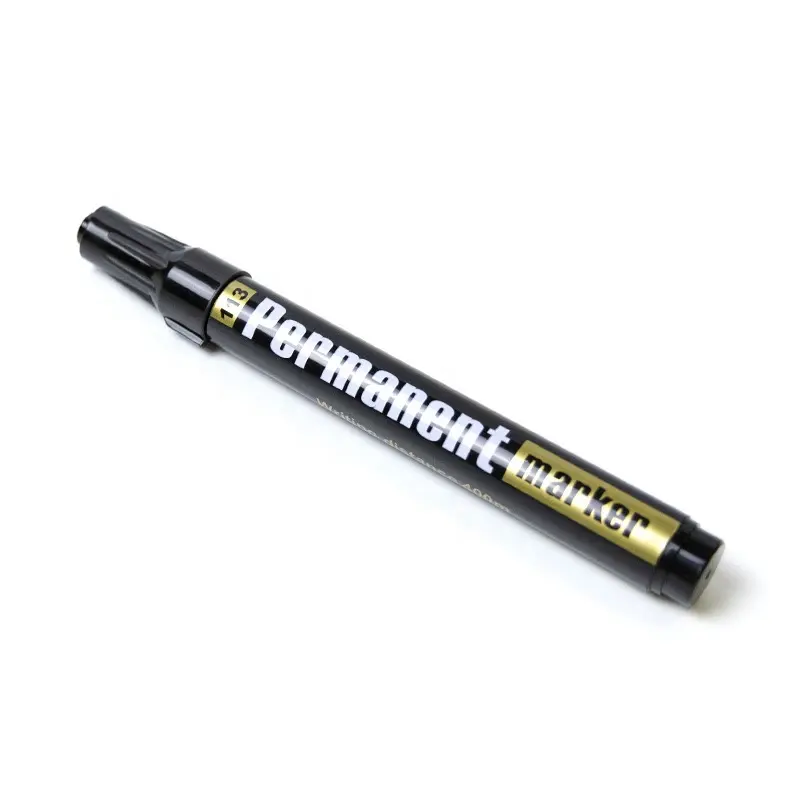 Oil Based Permanent Markers Black Waterproof Marker Pen For School And Office Supplies