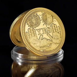 Có Không Có Lý Thuyết Kỷ Niệm Đồng Xu Tùy Chỉnh Thiết Kế Hợp Kim Kim Loại Bộ Sưu Tập Đồ Trang Sức Phụ Kiện Chéo Theo Chủ Đề UV Sự Tinh Dăn - Product Image 4