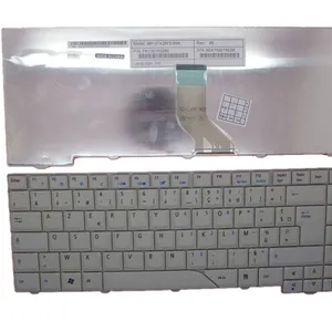 Teclado de ordenador portátil para ACER Aspire 5715Z 5720 5720G 5720Z 5730 5730G 5730Z 5730ZG blanco FR francés