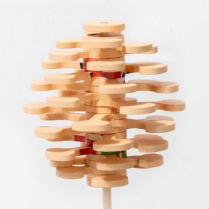 Mini Lollipopter Rotatif en Bois, Jouet Anti-Stress Interactif de Bureau, Relaxant et Amusant pour Soulager l'Anxiété - Product Image 3