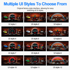 Navihua Nouvelle Version Améliorée - Tableau de Bord Numérique 12,3 pouces pour Lamborghini Gallardo 2004-2015 - Compteur de Vitesse - Système Linux - Auto - Product Image 4