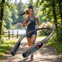 Casque intra-auriculaire de sport personnalisé 50 heures d'autonomie JL Réduction du bruit Casque AI HiFi stéréo lourd à affichage numérique sans fil