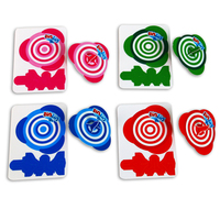 Cadeaux promotionnels UDODO, toupies en plastique 3D écologiques personnalisées pour enfants, cartes de puzzle DIY