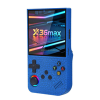 Consoles de jeux portables S Classic X36Max, mini écran HD 4'', machine de jeu X36 Max, batterie 3500mAh, lecteurs de jeux vidéo open source