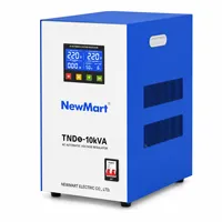 Regulador Automático de Voltaje CA de 0.5kVA, 1kVA, 2kVA, 220V, Tipo Servomotor, Monofásico, Estabilizador de Energía para Hogar y Oficina