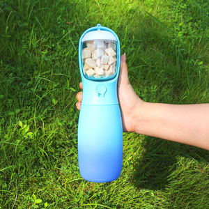 Bouteille d'eau portable pour animaux de compagnie, 550ml, multifonctionnelle, pour usage extérieur, pour chiens et chats - Product Image 4