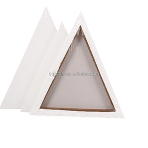 <span class=keywords><strong>Toile</strong></span> tendu blanche en forme de <span class=keywords><strong>triangle</strong></span> tendu, <span class=keywords><strong>toile</strong></span> pour dessins - Product Image 2