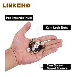 लिंक अदृश्य तीन-इन-वन फर्नीचर कनेक्टर मिनीफिक्स त्वरित-रिलीज रॉड और कैबिनेट स्व-टैपिंग रॉड हार्डवेयर - Product Image 6