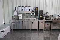 Équipement commercial pour salon de thé au lait à la mousse 220V, mousseur à lait, scellant à la mousse, machine à fructose