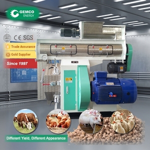 Machine à granulés <span class=keywords><strong>pour</strong></span> la production d'aliments <span class=keywords><strong>pour</strong></span> animaux à partir de balles de coton, de grains d'orge et de balles d'avoine : Équipement de traitement <span class=keywords><strong>pour</strong></span> les balles d'orge et la pulpe de haricot - Product Image 1
