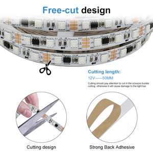 Esann <span class=keywords><strong>ไฟ</strong></span>เส้น LED แบบ IP20 IP68 IP67 IP65 DC 12V Rgbic WS2811<span class=keywords><strong>ไฟ</strong></span> LED 30/48/60x72แบบไ<span class=keywords><strong>ด</strong></span>นามิกพิกเซล SMD 5050ตั<span class=keywords><strong>ด</strong></span> USB - Product Image 6