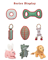 Échantillon Gratuit - Jouet Sonore Interactif pour Chien en Peluche, Balle à Mâcher Balistique pour Animaux de Compagnie, Jouet Sonore pour Chien en Forme de Lapin