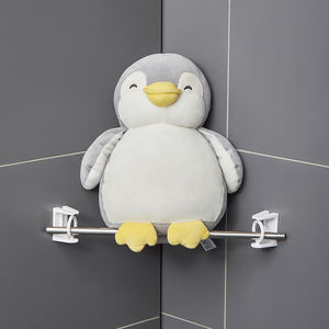 Support <span class=keywords><strong>télescopique</strong></span> multifonctionnel auto-adhésif pour salle de bain cuisine sans perçage requis <span class=keywords><strong>Tringle</strong></span> rotative pour rideau Art Déco - Product Image 4