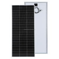 Panneaux solaires monocristallins en verre de type P 200W 18V 36V pour toit de camping-car avec cadre et connecteur MC4