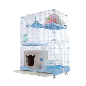 <span class=keywords><strong>Cage</strong></span> d'intérieur pliable en fil, <span class=keywords><strong>cage</strong></span> pour chat et chien - Product Image 5