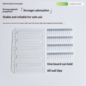 Libro Espositivo Magnetico per Nail Art, Palette Colori Acrilici Sfumati, Libro per Test Colore Rimovibile, Espositore per Smalto Gel <span class=keywords><strong>Unghie</strong></span> - Product Image 4