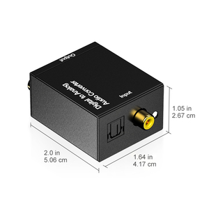 <span class=keywords><strong>Convertidor</strong></span> <span class=keywords><strong>de</strong></span> Audio Digital <span class=keywords><strong>a</strong></span> Analógico con Cable <span class=keywords><strong>de</strong></span> Alimentación USB y Cable <span class=keywords><strong>de</strong></span> <span class=keywords><strong>Fibra</strong></span> <span class=keywords><strong>Óptica</strong></span> Incluidos, <span class=keywords><strong>Convertidor</strong></span> <span class=keywords><strong>de</strong></span> Audio y Video <span class=keywords><strong>Coaxial</strong></span>, Divisor <span class=keywords><strong>de</strong></span> Audio - Product Image 5
