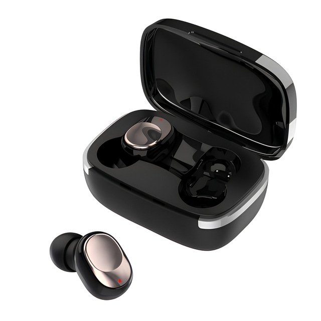 Wireless Earbuds BT V6.0+EDR JL Chipset 10mm Driver AAC Touch Control IPX4 Waterproof Digital Display 30ms Low Latency Hi-Fi