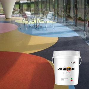 Chữa bệnh nhanh chóng nhựa Epoxy vi terrazzo xây dựng với thiết lập nhanh chóng Màu cát thạch anh tăng cường công nghệ - Product Image 6