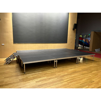 Scène d'événement portable économique 1x2m avec système de scène mobile pour les églises