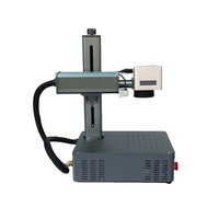 Machine de marquage au laser à fibre portable mini 20W/30W, machine de gravure au laser pour métal et non-métal