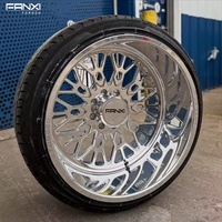 Jantes forgées à déport profond 8x6.5 8x170 8x180 6x5.5 Polissage 20xq0 22x12 24x14 24x12 26x14 26x16 pour Ford F150 F250 F350 Chevy2500