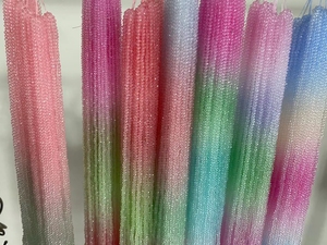 Perline di Vetro Piatte Forate di Vari Colori per Creazione di Gioielli, Negozio di Fabbrica - Product Image 2